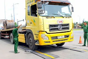 Nhiều trạm kiểm tra tải trọng xe lưu động chưa đưa vào hoạt động