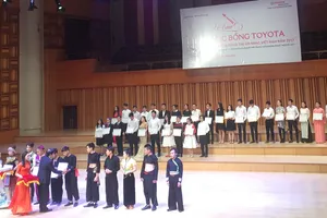 Lễ trao học bổng Hỗ trợ tài năng trẻ 2017