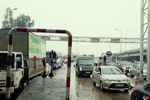 Nút giao Liêm Tuyền thường xuyên bị ùn ứ cục bộ