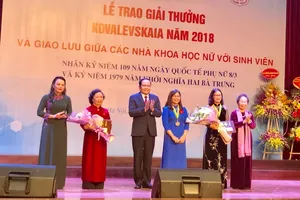 Lễ trao giải thưởng Kovalevscaia 2018