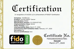 Vingroup đạt chuẩn FIDO2 thứ hai cho sản phẩm máy chủ xác thực mạnh