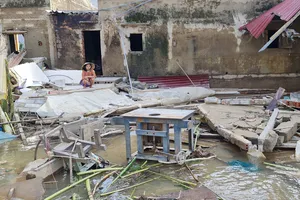  37.524 ngôi nhà bị hư hỏng do mưa bão ở khu vực miền Trung