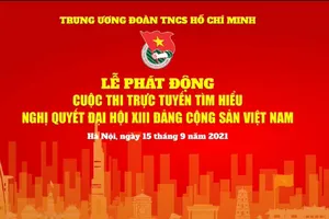Phát động đoàn viên, thanh niên thi tìm hiểu Nghị quyết Đại hội Đảng lần thứ XIII
