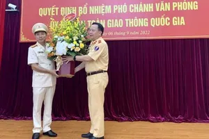 Thượng tá Phạm Việt Công, Phó Cục trưởng Cục CSGT được bổ nhiệm giữ chức  Phó Chánh Văn phòng Ủy ban ATGT Quốc gia