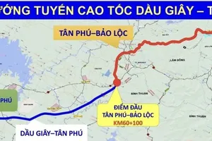 Phấn đấu khai thác vận hành đường cao tốc Dầu Giây - Tân Phú từ năm 2027
