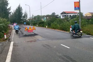 QL49 đoạn đi qua tỉnh Thừa Thiên - Huế bị xuống cấp