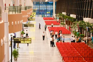 Nhà ga T3 sân bay Tân Sơn Nhất vừa được đưa vào khai thác kịp phục vụ cao điểm lễ 30-4, 1-5