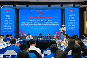 Hội thảo khoa học với chủ đề “Sứ mệnh của thanh niên trong sự nghiệp cách mạng của Đảng” ngày 30-6 tại Hà Nội