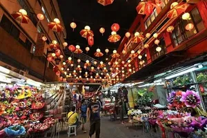 Chợ đêm Kuala Lumpur.