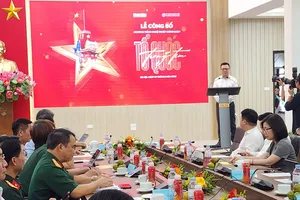 Ông Lê Quốc Minh, Tổng Biên tập Báo Nhân Dân, Phó Trưởng ban Tuyên giáo và Dân vận Trung ương, Chủ tịch Hội Nhà báo Việt Nam phát biểu tại lễ công bố chiều 1-8.