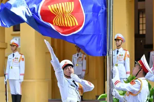Lễ thượng cờ kỷ niệm 58 năm Ngày thành lập ASEAN
