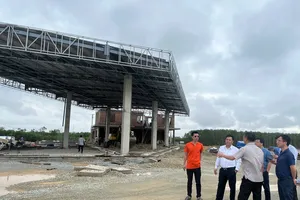 Các trạm dừng nghỉ trên đoạn tuyến Nghi Sơn - Diễn Châu và Diễn Châu - Bãi Vọt chậm tiến độ