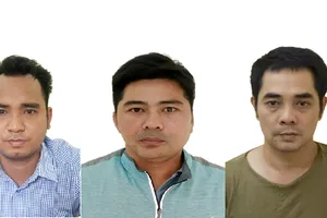 Các đối tượng  bị khởi tố. Ảnh Bộ Công an