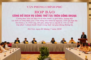 Công bố dịch vụ công thứ 725 trên Cổng Dịch vụ công Quốc gia