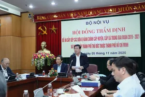 Hội đồng thẩm định thông qua đề án sắp xếp các đơn vị hành chính tại TPHCM 