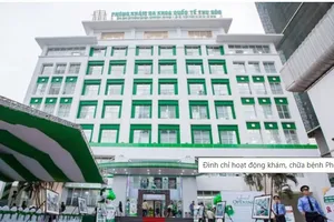 Tạm đình chỉ hoạt động Phòng khám đa khoa quốc tế Thu Cúc