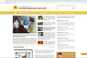 Bộ Công an ra mắt trang thông tin điện tử phổ biến, giáo dục pháp luật