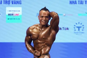 Lực sĩ Trần Hoàng Duy Thuận. Ảnh: ĐỖ TRUNG