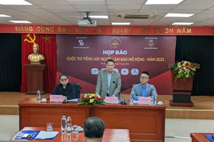 Đi tìm quán quân tiếng hát người làm báo 2023