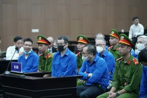 Các bị cáo tại tòa