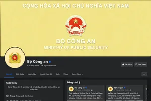 Bộ Công an mở thêm kênh thông tin trên nền tảng mạng xã hội facebook