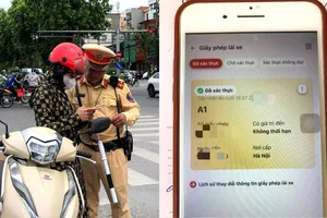 Từ 1-7, cảnh sát giao thông xử phạt vi phạm trên môi trường điện tử