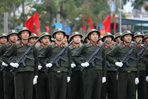 Nguồn tuyển quân trong công an nhân dân đạt trên 100%