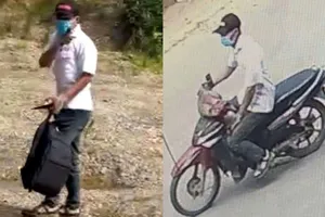 Đặc điểm nhận dạng của nghi phạm cướp ngân hàng ở huyện Chương Mỹ