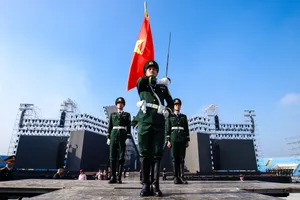 Tái hiện hình ảnh duyệt binh trên Quảng trường Đỏ tại concert Quốc gia "Tổ quốc trong tim"