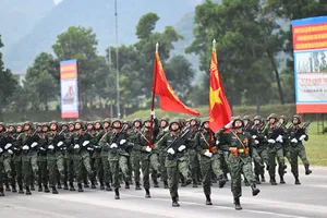 Gần 16.000 cán bộ, chiến sĩ tham gia tổng hợp luyện diễu binh, diễu hành lần thứ 3