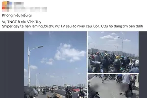 Thông tin shipper gây tai nạn rồi tự tử là sai sự thật