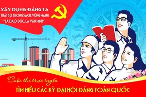 Cuộc thi trực tuyến tìm hiểu các kỳ Đại hội Đảng toàn quốc
