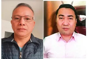 Bị can Nguyễn Văn Đài và bị can Lê Trung Khoa