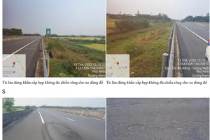 Nhiều bất cập tiềm ẩn mất an toàn giao thông trên tuyến cao tốc Đà Nẵng - Quảng Ngãi vẫn chưa được khắc phục