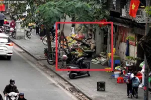 Camera AI hỗ trợ "phạt nguội" tình trạng lấn chiếm vỉa hè