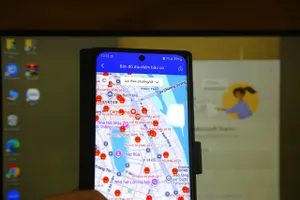 Ứng dụng iHanoi tích hợp bản đồ 1.451 điểm bầu cử phục vụ cử tri Thủ đô