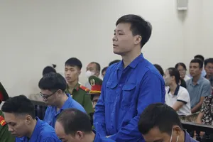Bị cáo Nguyễn Năng Mạnh tại phiên tòa