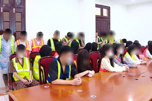 Các đối tượng trong vụ việc. Ảnh: CÔNG AN HÀ NỘI