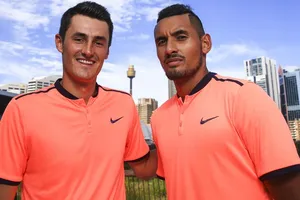 Nick Kyrgios (phải) và Tomic từng rất thân, nhưng giờ đây...