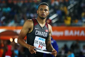Điền kinh: De Grasse muốn phá kỷ lục 100m của Canada