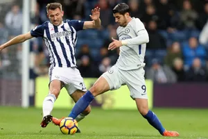 Morata đã chơi rất máu lửa trong trận đấu với West Brom