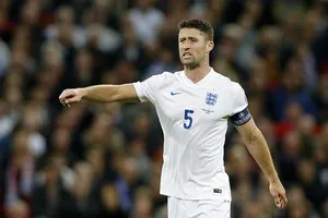 Gary Cahill trong màu áo tuyển Anh
