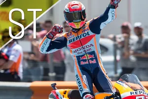 Marc Marquez ăn mừng chiến thắng