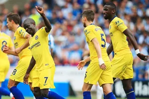 Những nhạc công - vũ công Chelsea đang tấu lên "Vũ khúc Hoàng kim"