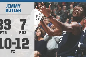 Jimmy Butler vẫn ghi 33 điểm dù bị khán giả nhà la ó