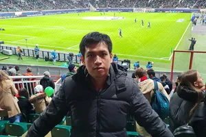 Tác giả trên sân RZD