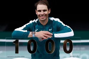Nadal ăn mừng cột mốc 1.000 trận thắng