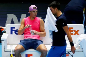 Nadal đang tập luyện ở London