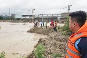 Khu vực anh Nguyễn Anh Văn bị lũ cuốn trôi.