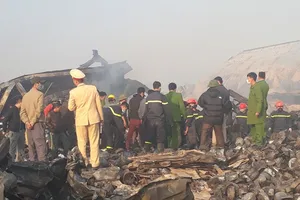 Tổ chức tìm kiếm nạn nhân trong vụ cháy